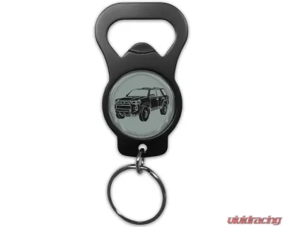 Tufskinz Keychain Bottle Opener w/ 4Runner Emblem Universal - KEY001-LNR-500-G