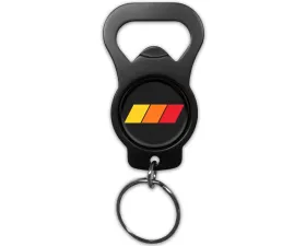 Tufskinz Keychain Bottle Opener w/ Tri-Color Emblem Universal