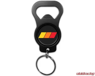 Tufskinz Keychain Bottle Opener w/ Tri-Color Emblem Universal - KEY001-RED-450-M