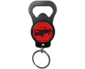 Tufskinz Keychain Bottle Opener w/ Tacoma Emblem Universal
