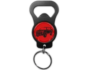 Tufskinz Keychain Bottle Opener w/ 4Runner Emblem Universal