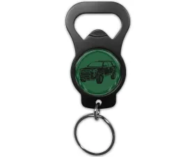 Tufskinz Keychain Bottle Opener w/ 4Runner Emblem Universal