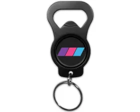 Tufskinz Keychain Bottle Opener w/ Tri-Color Emblem Universal