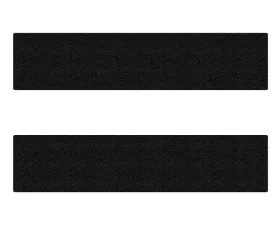 Tufskinz Black Front Door Sill Accent Trim w/ Custom Text Ford Ranger SuperCrew 2019-2020