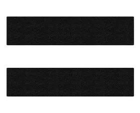 Tufskinz Plain - Black Front Door Sill Accent Trim Ford Ranger SuperCrew 2019-2020