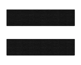 Tufskinz Black Rear Door Sill Accent Trim w/ Custom Text Ford Ranger SuperCrew 2019-2020