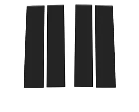 Tufskinz Gloss Black Door Pillars Accent Trim w/o Keypad Ford Super Duty | Super Crew | Super Cab 2017-2021