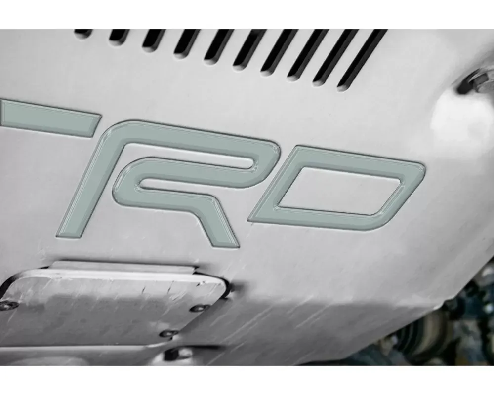 Tufskinz Lunar Rock Trd Skid Plate Letter Inserts Toyota 4Runner 2019-2021 - TAC016-RUN-LNR-G