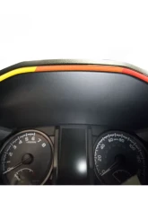 Tufskinz Tri-Color Yellow/Orange/Red Dashboard Accent Trim Toyota Tacoma 2016-2021                                     - TAC018-RED-449-G - Image 2