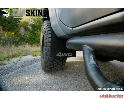 Tufskinz 11" x 15" Front Mud Flaps w/ Lunar Rock 4wd Logo Toyota Tacoma 2016-2022 - TAC055-ABT-509-X