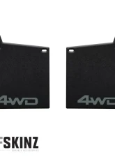 Tufskinz 11" x 15" Front Mud Flaps w/ Lunar Rock 4wd Logo Toyota Tacoma 2016-2022                                     - TAC055-ABT-509-X - Image 2