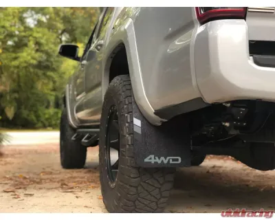 Tufskinz 11" x 15" Rear Mud Flaps Toyota Tacoma 2016-2022 - TAC056-ABT-510-X