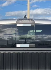 Tufskinz Plain Rear Power Sliding Window Accent Trim Toyota Tacoma 2016-2021                                     - TAC062-WHT-488-G - Image 2