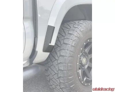 Tufskinz Black Textured Front Rear Fender Protectors Overlays Toyota Tacoma 2016-2021 - TAC087-TFLMP-X