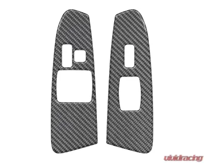 Tufskinz Front Door Switch Accent Trim Toyota Tacoma Single | Access Cab 2005-2011 - TAC094-DCF-G