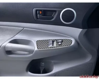 Tufskinz Front Door Switch Accent Trim Toyota Tacoma Single | Access Cab 2005-2011 - TAC094-DCF-G
