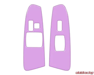 Tufskinz Front Door Switch Accent Trim Toyota Tacoma Single | Access Cab 2005-2011 - TAC094-PUR-G