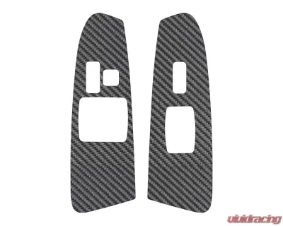 Tufskinz Front Door Switch Accent Trim Toyota Tacoma Single | Access Cab 2005-2011 - TAC094-RCF-X
