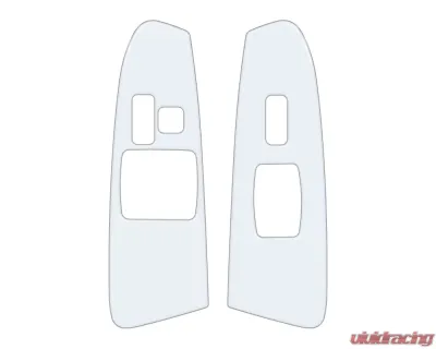 Tufskinz Front Door Switch Accent Trim Toyota Tacoma Single | Access Cab 2005-2011 - TAC094-WHT-G