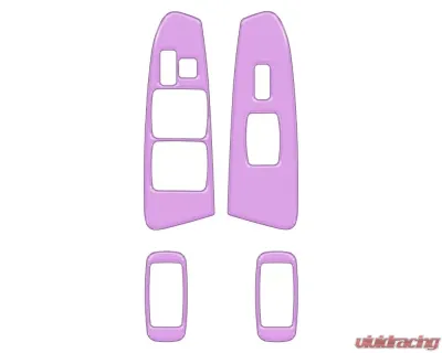 Tufskinz Door Switch Accent Trim Toyota Tacoma Double Cab 2005-2011 - TAC095-PUR-G