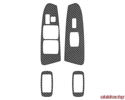 Tufskinz Door Switch Accent Trim Toyota Tacoma Double Cab 2005-2011 - TAC095-RCF-X