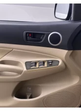 Tufskinz Door Switch Accent Trim Toyota Tacoma Double Cab 2005-2011                                     - TAC095-RCF-X - Image 2