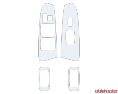 Tufskinz Door Switch Accent Trim Toyota Tacoma Double Cab 2005-2011 - TAC095-WHT-G
