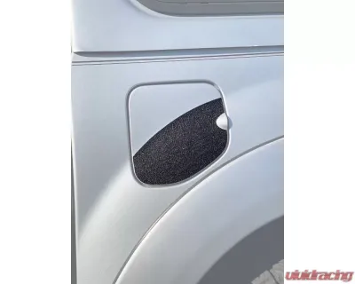 Tufskinz Black Textured Fuel Door Protective Overlay Toyota Tacoma 2005-2015 - TAC106-TFLMP-X