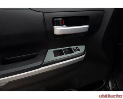 Tufskinz Lunar Rock Front Door Switch Panel Accent Trim Toyota Tundra 2014-2021 - TUN027-LNR-G