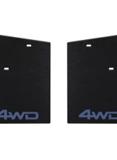 Tufskinz Rear Mud Flaps Standard 11 x 15 Inch OE Color Cavalry Blue (4WD) Logo Toyota Tacoma 2016-2022                                     - TAC056-ABT-478-X - Image 2
