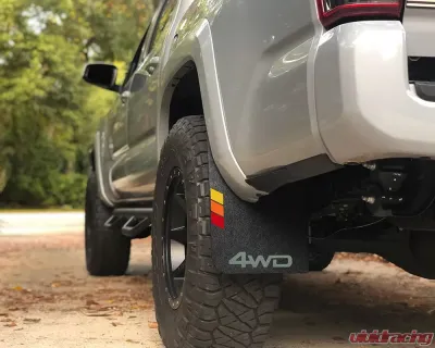 Tufskinz 11" x 15" Rear Mud Flaps Toyota Tacoma 2016-2022 - TAC056-ABT-511-X