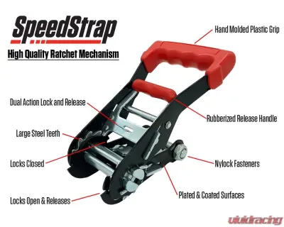 SpeedStrap 2 Inch Heavy Duty Through The Wheel Tie-Down - 26640