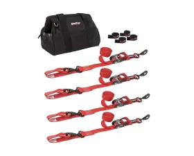SpeedStrap 1.5 Inch UTV Red Tie-Down Kit