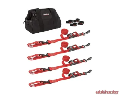 SpeedStrap 1.5 Inch UTV Red Tie-Down Kit - 71743