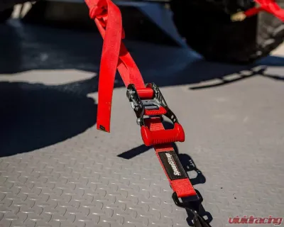 SpeedStrap 1.5 Inch UTV Red Tie-Down Kit - 71743