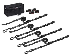 SpeedStrap 1 Inch Motorcycle Black Tie-Down Kit