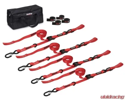 SpeedStrap 1 Inch Motorcycle Red Tie-Down Kit - 71763