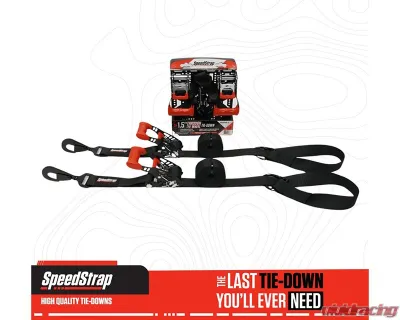 SpeedStrap 2-Pack 1.5" Black UTV Wheel Lasso Tie-Down - 15240-2