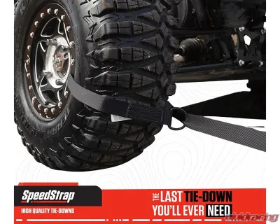 SpeedStrap 2-Pack 1.5" Black UTV Wheel Lasso Tie-Down - 15240-2