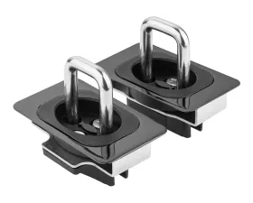SpeedStrap Gunmetal Flush Fit Retractable Tie-Down Anchors Front Only