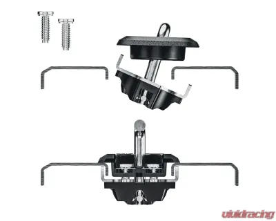 SpeedStrap Gunmetal Flush Fit Retractable Tie-Down Anchors - 5068