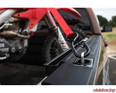 SpeedStrap Gunmetal Flush Fit Retractable Tie-Down Anchors - 5068