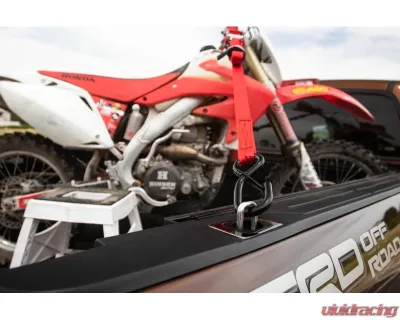 SpeedStrap Gunmetal Flush Fit Retractable Tie-Down Anchors - 5068