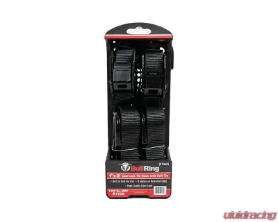 SpeedStrap 1 x 8 Inch Cam-Lock Tie-Down with Soft-Tie 2 Pack - R1100