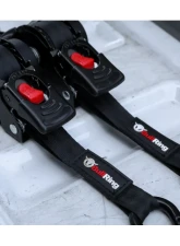 SpeedStrap 1 x 10 Inch Retractable Ratchet Tie-Down 2 Pack                                     - R1300 - Image 2