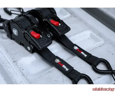 SpeedStrap 1 x 10 Inch Retractable Ratchet Tie-Down 2 Pack - R1300