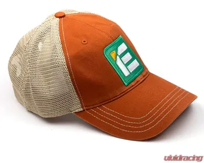 IE Twill Snapback Trucker Hat | Orange | Kahaki - IEGRUU48