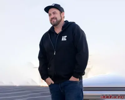 IE Full Zip Logo Hoodie Medium Black - IEGRUU53-MM