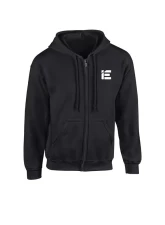 IE Full Zip Logo Hoodie Small Black                                     - IEGRUU53-MS - Image 2