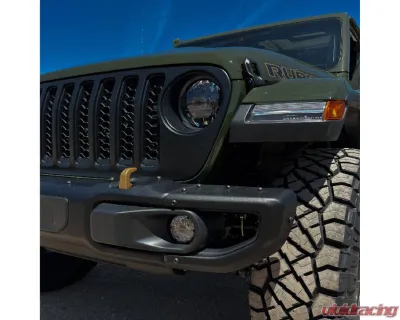 ARB 3 Piece Modular Bumper Quatro Fog Mount Jeep Wrangler 2018-2023 | Gladiator 2020-2023 - V3JW2